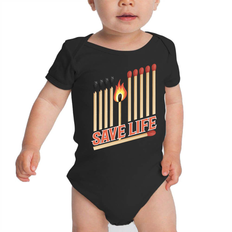 Save Life Baby Bodysuit | Artistshot