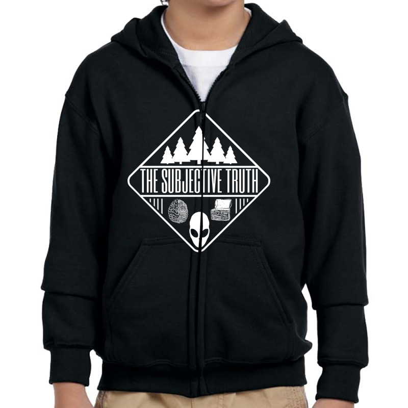 The Subjective Truth Iii Youth Zipper Hoodie | Artistshot