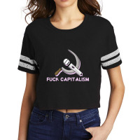 Fuck Capitalism Scorecard Crop Tee | Artistshot