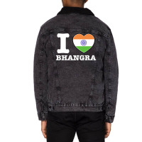 I Love Cricket Bangladeshi Flag Unisex Sherpa-lined Denim Jacket | Artistshot