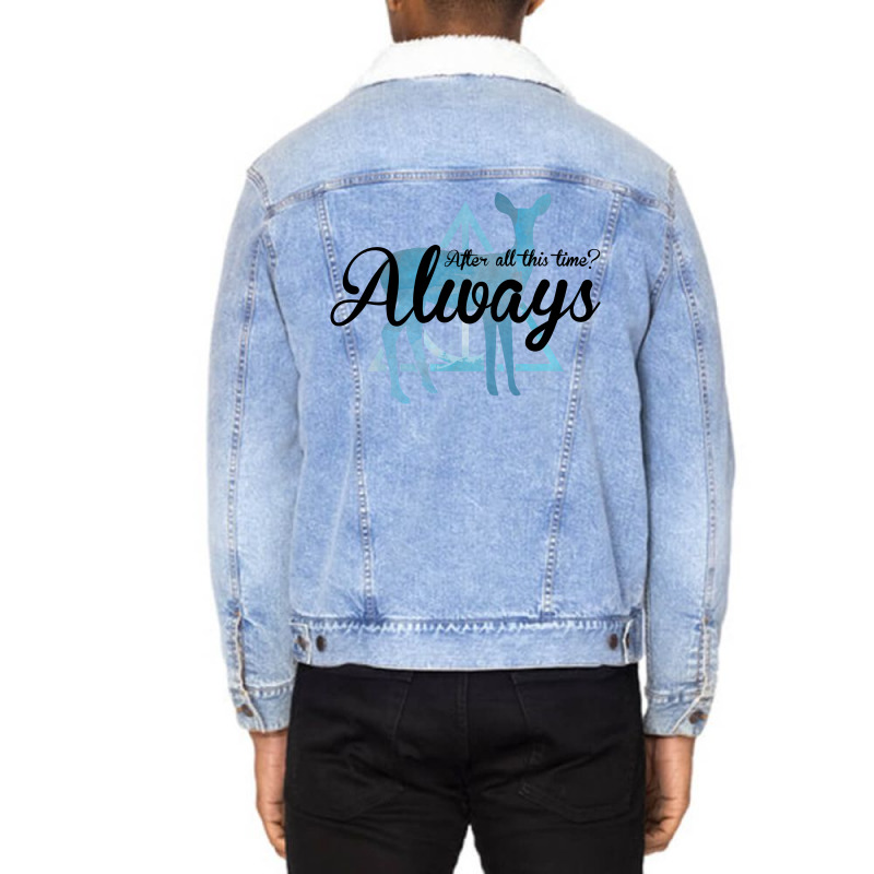 After All This Time Always For Light Unisex Sherpa-Lined Denim Jacket by autlu2024 | Artistshot