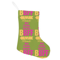 Blonde Best Friend Forever Left Arrow. Holiday Stocking | Artistshot