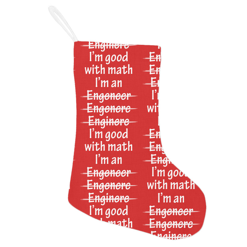 I Am Good With Math Holiday Stocking | Artistshot