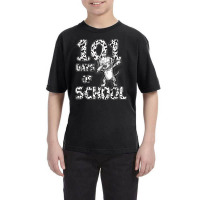 Funny 101 Days School Dabbing Dalmatian Dog 100 Days Teacher Youth Tee | Artistshot