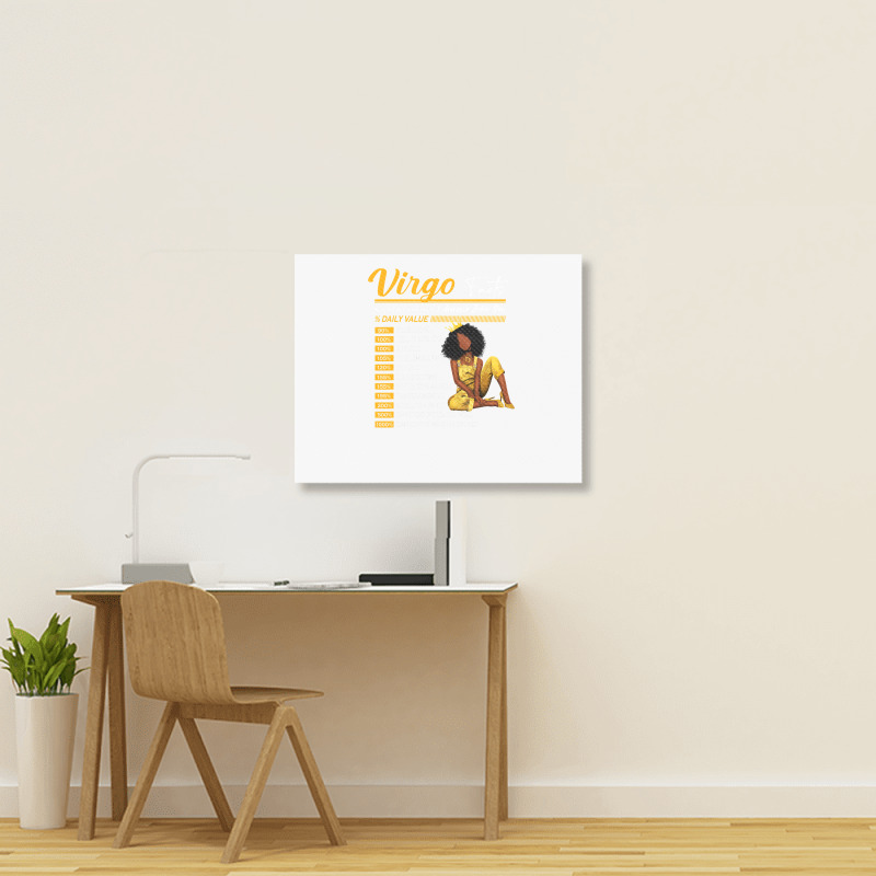 Funny Virgo Facts Awesome Zodiac Sign Horoscope Birthday Landscape Canvas Print | Artistshot