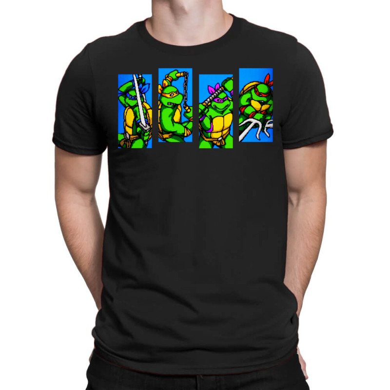 Arcade Turtles T-Shirt by Golden Store | Artistshot