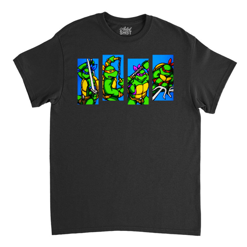 Arcade Turtles Classic T-shirt by Golden Store | Artistshot