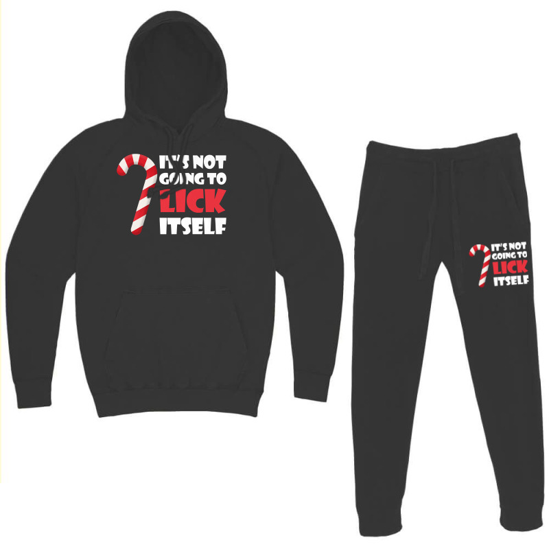 Funny Christmas Candy Cane It's Not Going To Lick Itself Premium T Shi Hoodie & Jogger set by inggaerzoahg | Artistshot