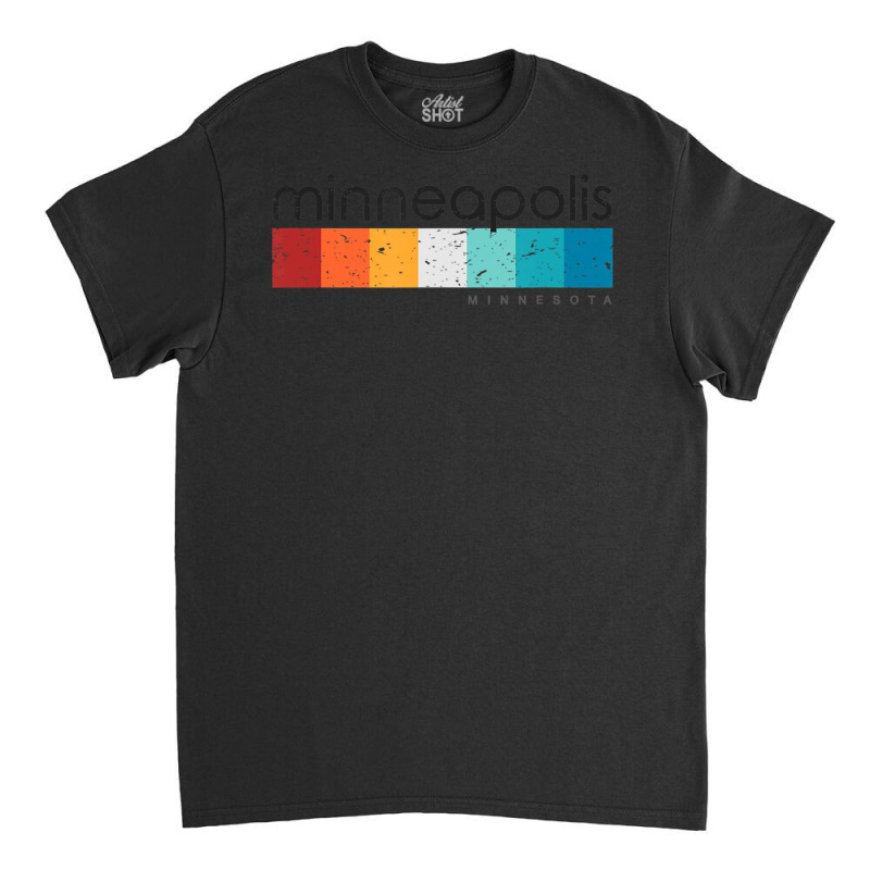 Retro Minneapolis Minnesota Mn Vintage Classic T-shirt | Artistshot