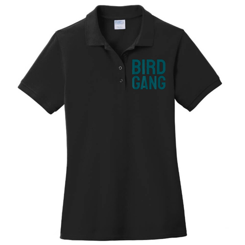 Bird Gang Eagle Sports Tailgate Party Gift Ladies Polo Shirt by DennisTomScott | Artistshot