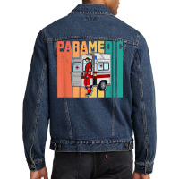 Paramedic Ambulance Training Service Emergency Doctor T Shirt Men Denim Jacket | Artistshot