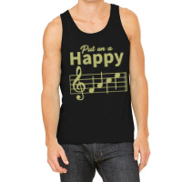 Musician Music Gift, Happy Face Musical Notes, Funny Music Tank Top | Artistshot