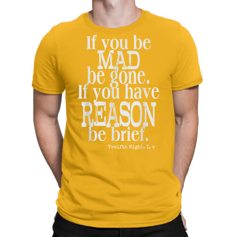 Funny Shakespeare Insult Quote  From Twelfth Night T-Shirt by inggaerzoahg | Artistshot