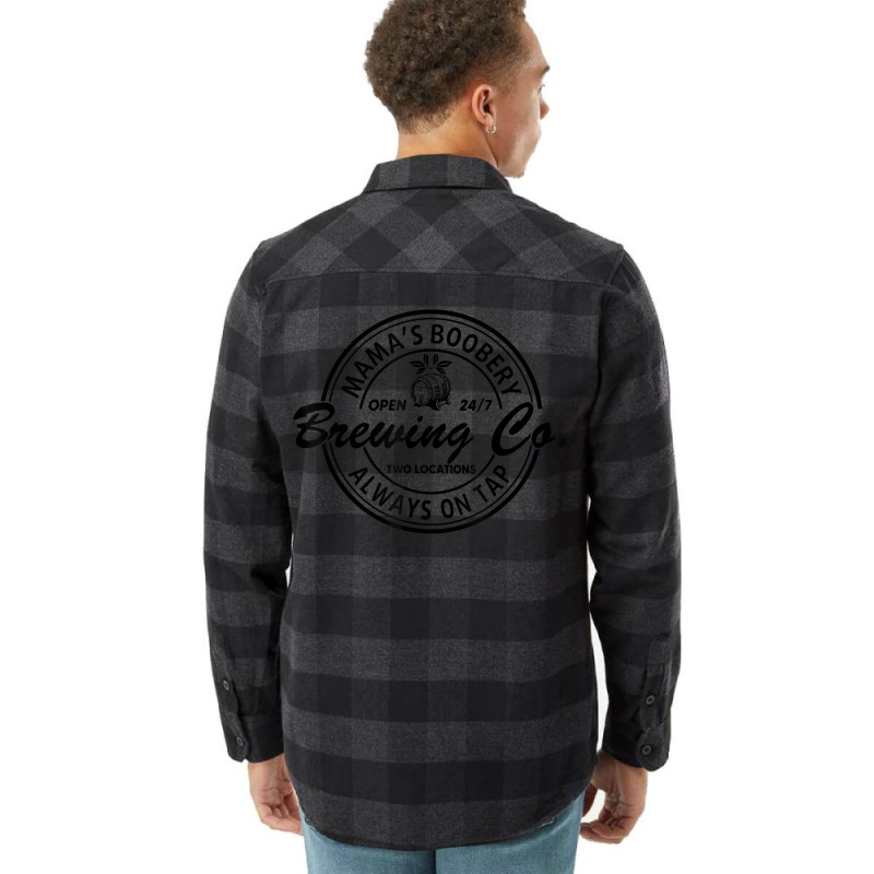 Mamas Boobery Tee Brewing Co Always On Tap Tee Mom Life Flannel Shirt | Artistshot