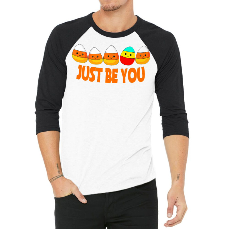 Halloween Be Yourself Be You Candy Corn Premium 3/4 Sleeve Shirt by inggaerzoahg | Artistshot