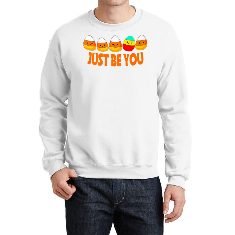 Halloween Be Yourself Be You Candy Corn Premium Crewneck Sweatshirt by inggaerzoahg | Artistshot