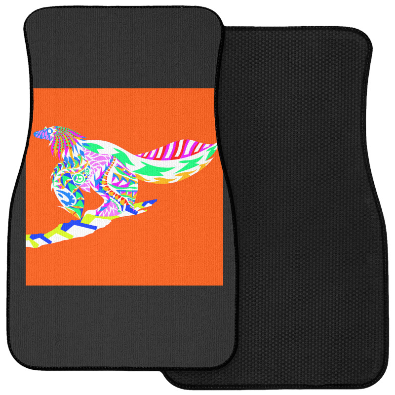 Caihong Juji The Lridiscent Dinosaur Bird Ecopop Front Car Mat | Artistshot