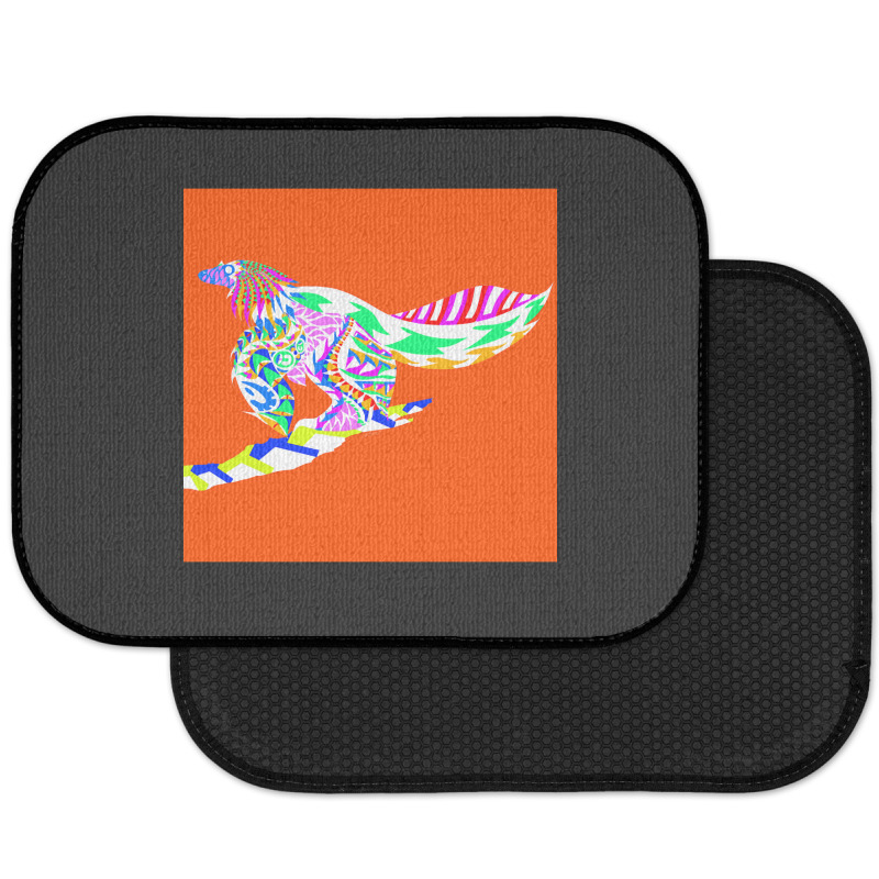 Caihong Juji The Lridiscent Dinosaur Bird Ecopop Rear Car Mat | Artistshot