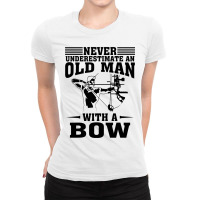 Funny Archery Gift For Deer Bow Hunter Men Grandpa Hunting Ladies Fitted T-shirt | Artistshot