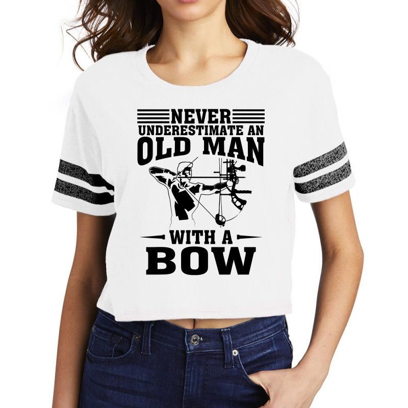 Funny Archery Gift For Deer Bow Hunter Men Grandpa Hunting Scorecard Crop Tee by ScottArtist | Artistshot