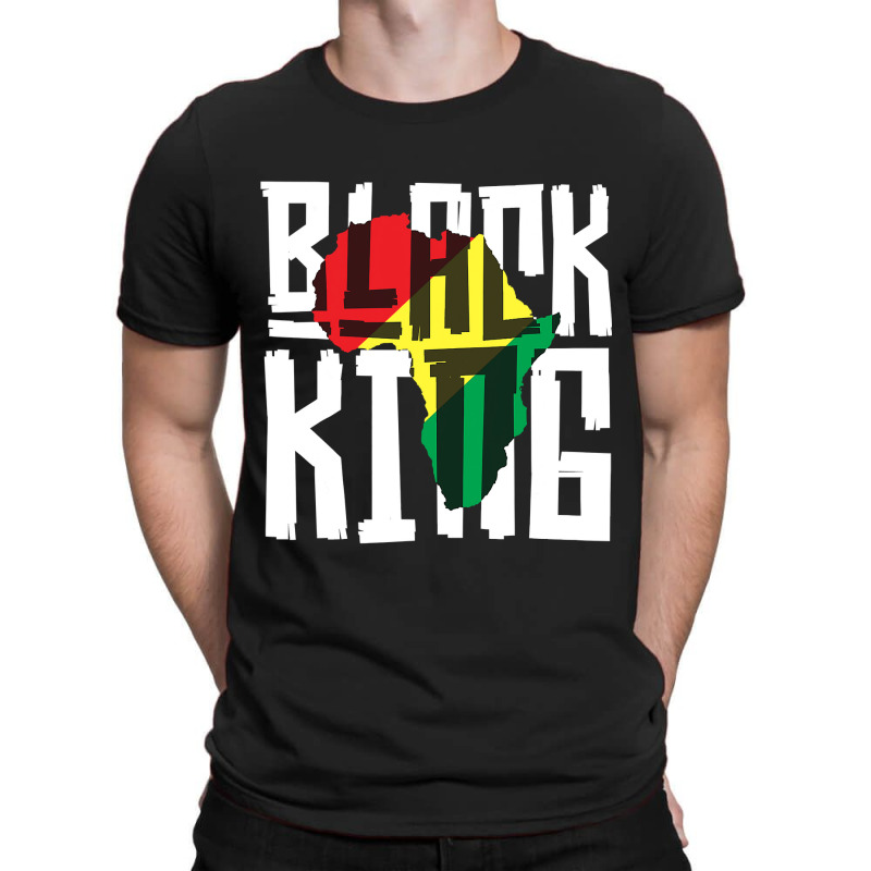 Black King  For Boys Men History Month Africa Tribal T-shirt | Artistshot