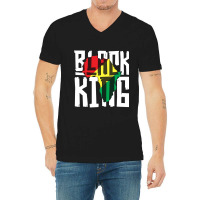 Black King  For Boys Men History Month Africa Tribal V-neck Tee | Artistshot