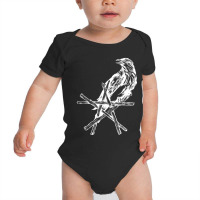 Limited Edition Crow Star Raven Pentacle Pentagram Wicca Witchcraf Baby Bodysuit | Artistshot