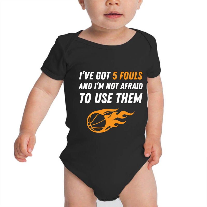 Funny Basketball  5 Fouls Baby Bodysuit by ScottArtist | Artistshot