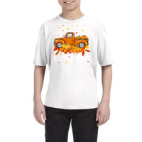 Women It S Fall Y All Pumpkin Truck Autumn Tree Hello Fall Youth Tee | Artistshot