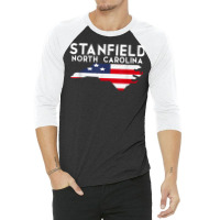 Stanfield North Carolina Usa State America Travel T Shirt 3/4 Sleeve Shirt | Artistshot