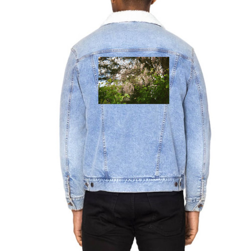 Granite Belt Flowers On 35mm Film 2 Unisex Sherpa-lined Denim Jacket | Artistshot