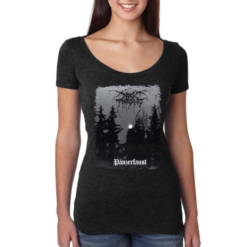 Darkthrone Panzerfaust Album Cover Women's Triblend Scoop T-shirt by FaunBrown | Artistshot