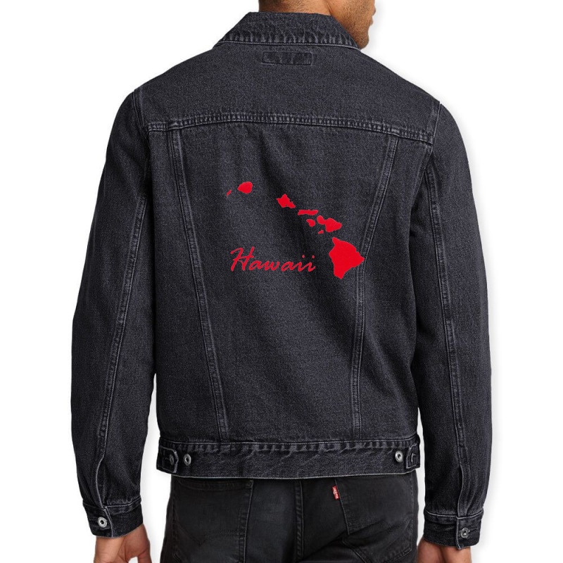 Komodo Pyramid Eiffel Hawaii Hajj Mecca Men Denim Jacket | Artistshot