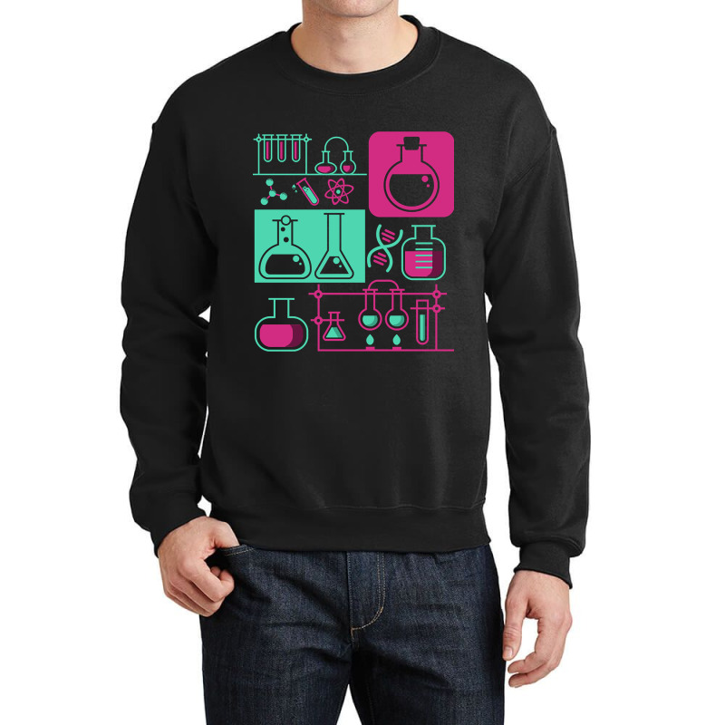 Chemistry Laboratory Research Chemist Science Crewneck Sweatshirt by Rios Arevalo | Artistshot