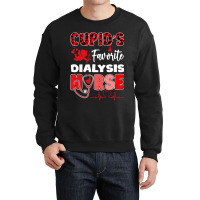 Cupid S Favorite Dialysis Nurse Valentine Day Nursing Crewneck Sweatshirt | Artistshot