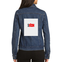 Tick Stax Record 1a Ladies Denim Jacket | Artistshot