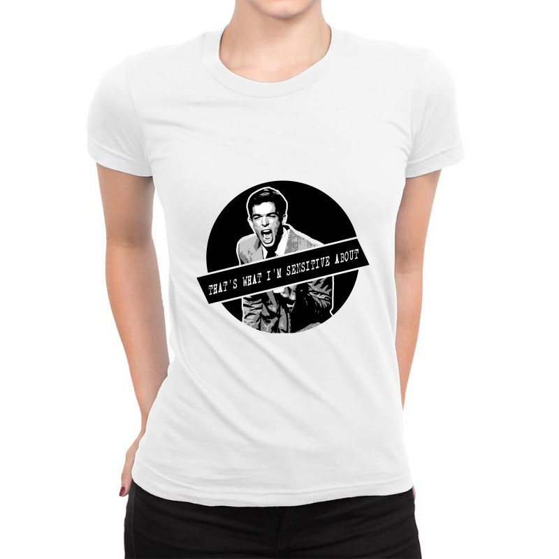 That's What I'm Sensitive About Ladies Fitted T-Shirt by curutputihgot | Artistshot