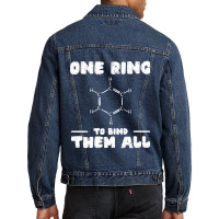 Chemistry Benzene Ring Molecule Bond-5167u Men Denim Jacket | Artistshot