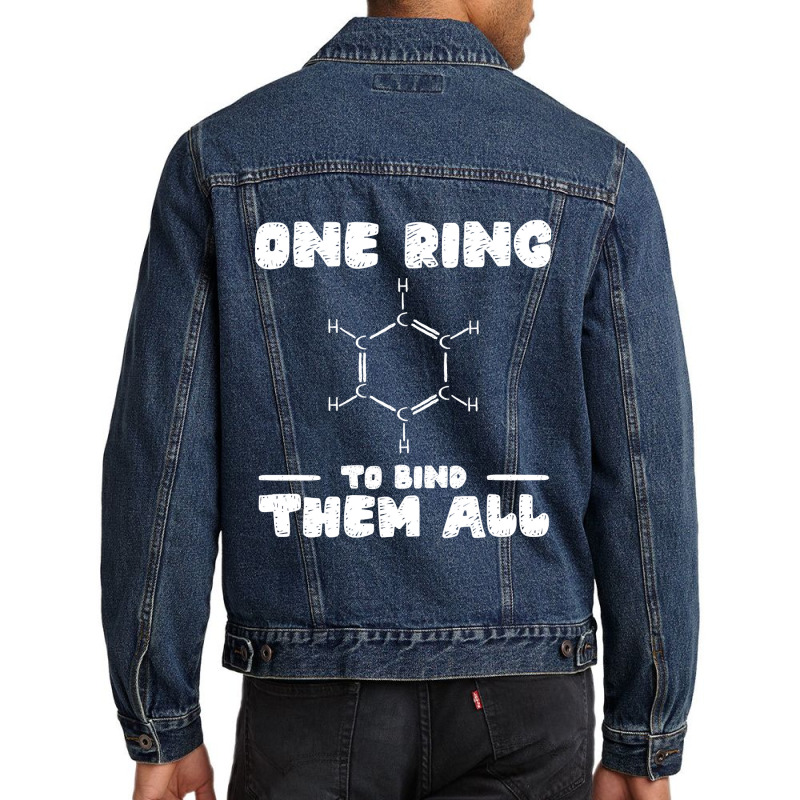 Chemistry Benzene Ring Molecule Bond-5167u Men Denim Jacket by laurynvanhoose | Artistshot