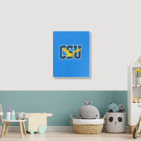 The Coppin State Eagles Portrait Canvas Print | Artistshot