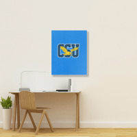 The Coppin State Eagles Portrait Canvas Print | Artistshot