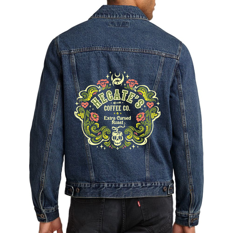 Hecate's Coffee Co. Men Denim Jacket by Crews Micki | Artistshot