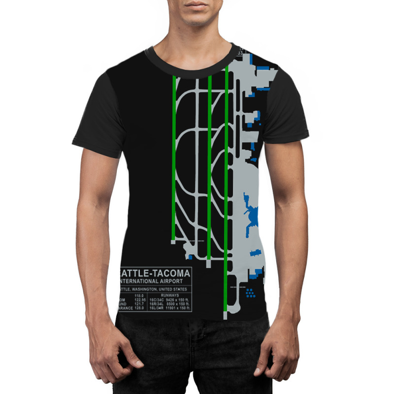 Trending Sea Seatac Seattle Airport Art Graphic T-shirt by seifertmurryq3jmxs | Artistshot