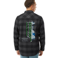 Trending Sea Seatac Seattle Airport Art Flannel Shirt | Artistshot