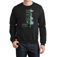 Trending Sea Seatac Seattle Airport Art Crewneck Sweatshirt | Artistshot