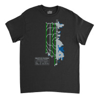 Trending Sea Seatac Seattle Airport Art Classic T-shirt | Artistshot