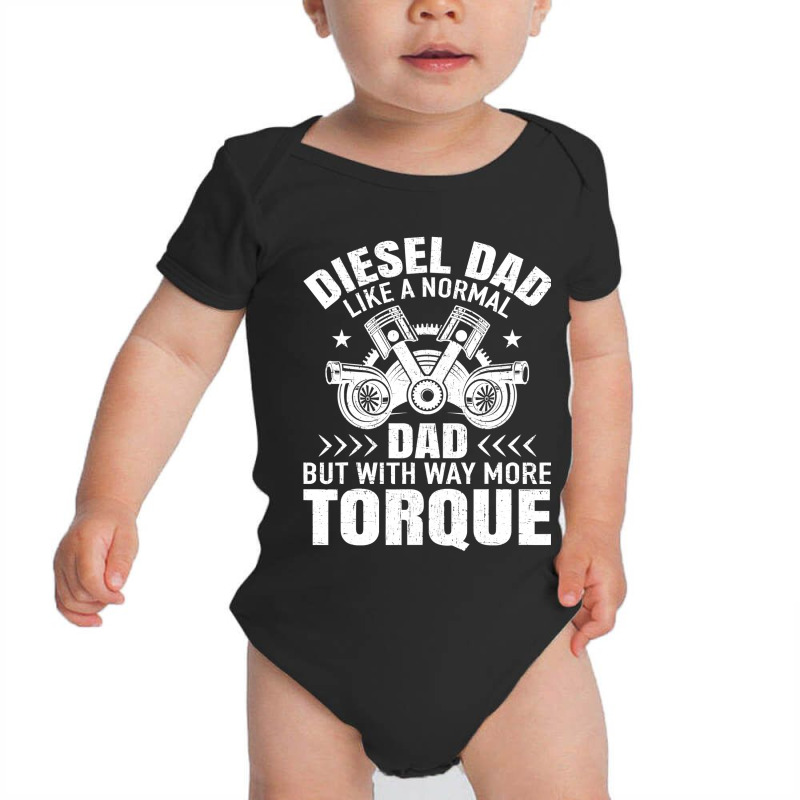 Diesel Mechanic Dad Automobile Fathers Day Baby Bodysuit by PeterArtist | Artistshot