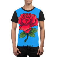 Womens Mexican Lottery La Rosa Rose Game Of Mexico Latino Design Vneck Graphic T-shirt | Artistshot