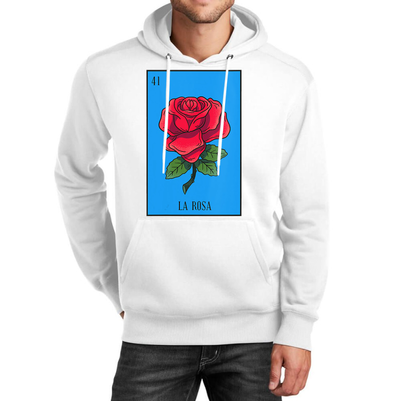 Womens Mexican Lottery La Rosa Rose Game Of Mexico Latino Design Vneck Unisex Hoodie by AlejandroArtist | Artistshot