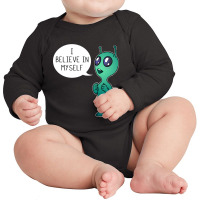 I Believe In Myself Long Sleeve Baby Bodysuit | Artistshot